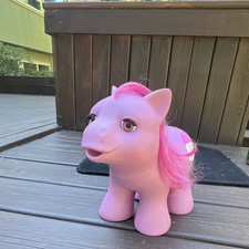 Hasbro Vintage 1987 My Little Pony Pink Pony Figure with Pink Hair picture