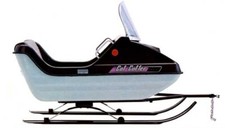 Windshield Arctic Cat Cat Cutter Kat Kutter vintage 0166-061 CLEAR w/ Black trim picture