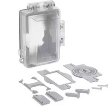 Commercial Electric 1-Gang Extra Duty Horizontal/Vertical Non-Metallic Weatherpr picture