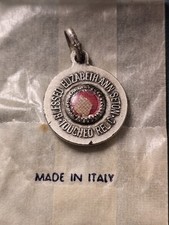 Vintage Elizabeth Ann Seton Touched Relic Catholic Saint Relic Medal ITALY  picture