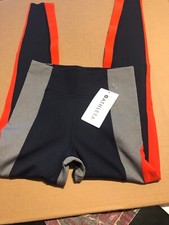 ATHLETA Crest Colorblock Tight Leggings XS Colorblo Navy  NWT picture
