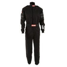 RaceQuip® 110005RQP 110 Series 1-Pc Driving Suit - SFI 3.2A/1 - Black - Large picture