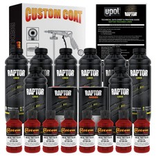 Raptor Hot Rod Red Urethane Spray-On Truck Bed Liner Spray Gun, 8 Liters picture