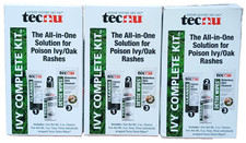 3 PACK Tecnu Ivy Complete Kit All-in-1 Solution for Poison Ivy Oak Rashes NEW picture