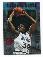 1995-96 Fleer Ultra - SHAQUILLE O'NEAL Scoring Kings Insert  #8 - SHARP CARD picture
