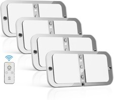 BlueFire 4 Pack RV Ceiling Lights with Remote, 800LM Dimmable LED Dome picture