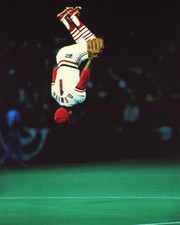 1985 St Louis Cardinals OZZIE SMITH Glossy 8x10 Photo 'Flip' Poster World Series picture