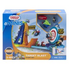 RARE 2018 Thomas and Friends Minis Target Blast Stunt Launcher Complete Topham picture