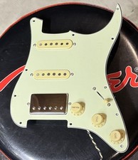 SH GuitarWorks Custom HSS Loaded 3 Ply NEW Pickguard Mint Green USA Electronics picture