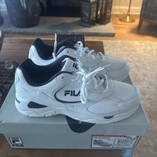 FILA Men’s Tri Runner Cross Training Shoes 1CM00882-125 WHITE/NAVY picture