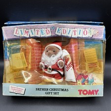 Vintage Sylvanian Families Father Christmas Gift Set #3283 By TOMY Ltd Ed ✅ Flaw picture