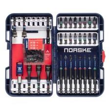 (J) Norske Tools NIBPI707 52PC Screwdriver Bit Set, Impact Torsion, PH & SQ Bits picture