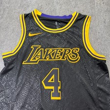 Los Angeles Lakers Nike Swingman Jersey Men M Black 44 #4 Alex Caruso  picture