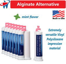 Dental Alginot Mark3 Alginate Substitute Alternative 4 or 8 x 50mL, Fast Set USA picture