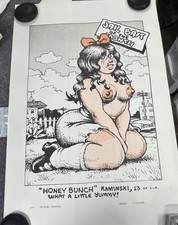 Robert Crumb Jail Bait of the Month Poster. 1969 OZ Magazine 23x35 VINTAGE picture