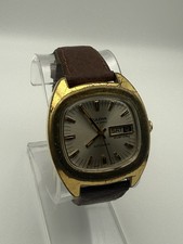 Vintage BULOVA Set O Matic men's automatic watch 11 BSACB 17Jewels day/date 1975 picture