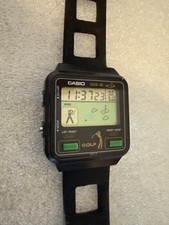 Vintage Casio GG-9 Golf Digital Watch 1984 Ultra Rare 100% Working, Orig., strap picture