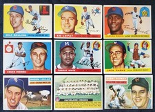 1955 MLB 9x HOF MVP All-Star Legends Topps Tall Cards picture