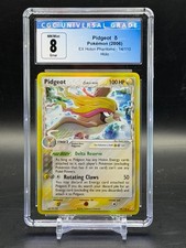 CGC 8 NM/MINT Pidgeot EX Holon Phantoms Add. Ink ERROR Holo Pokemon 14/110 picture