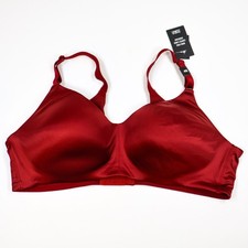 New Torrid Bra Size 40B Lightly Lined Everyday Wire Free Wireless Red Satin NWT picture