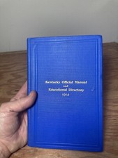 Kentucky Official Manual & Educational Directory 1914 Hardcover Vol Vii No.3 picture