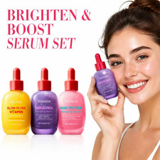 EQQUALBERRY Vitamin Illuminating Serum Bakuchiol Face Serum 30ml Pack of 3 picture