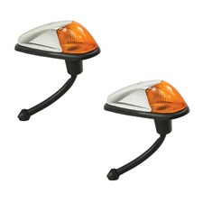 Turn Signal Assemblies Amber Pr. Compatible with Volkswagen Type 1 Bug 1958-1963 picture