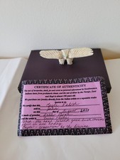 NATIVE AMERICAN ZUNI EAGLE FETISH ANTLER BONE CARVING picture