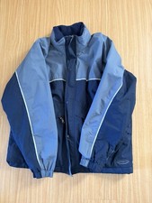 Patagonia Women's S Blue/Navy Nylon Softshell Lined Mid-Length Full Zip Jacket picture