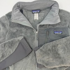 Patagonia R3 Regulator Fleece Jacket Mens Small Grey Full Zip Hi Pile picture