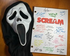 Scream Script Signed- Autograph Reprints- 119 Pages- Ghost Face- Scream 1996 picture