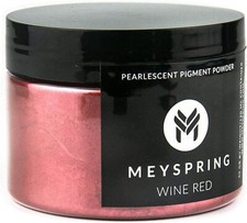 MEYSPRING Wine Red Mica Powder for Epoxy - Two Tone Resin Color Pigment  picture