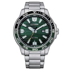 Citizen Men's Eco-Drive Green Dial Marine Sport Watch - AW1526-89X NEW picture