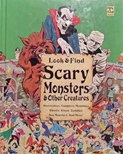 Look and Find Scary Monsters and Other - Hardcover, by Martino David - Very Good picture