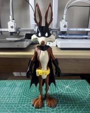 Wile E Coyote As Batman Figurine 3D Printed 12” Two Figures picture