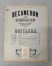 Tomas Damas De Marta Opera Flotow Guitar Sheet Music Classical Spanish Vtg picture