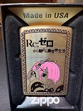 Zippo Re:Zero Ram Anime Character Lighter Made USA w/ Box picture