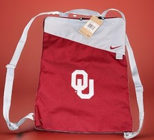 Nike Oklahoma University Sooners Crimson/Gray Utility Training Gymsack. NWT picture