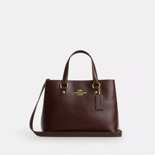 Coach CET29 IMMPL Station Carryall Bag Maple Auth New from JP picture