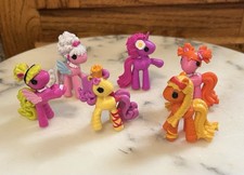 ~Mini Lalaloopsy ~ Target Exclusive Ponies Carousel Set of 6 Ponies Horses picture
