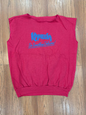 Vintage Kahlúa Sleeveless Sweatshirt – Pink / Fuchsia – Large – Made in USA picture