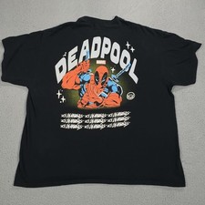 Deadpool Shirt Mens 2XL Black Marvel Graphic CV Los Angeles Superhero Comic picture