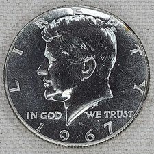 1967 Kennedy Half Dollar SMS US Mint 50C Coin 40% Silver picture