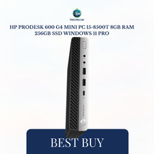HP ProDesk 600 G4 Mini PC i5-8500T 8GB RAM 256GB SSD Windows 11 Pro picture