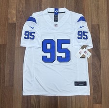 Myles Garrett Los Angeles Rams Fearsome White Game Jersey picture