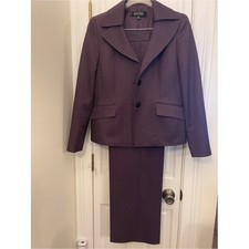 Kasper Plum Two-Piece Women's Suit Jacket & Skirt picture