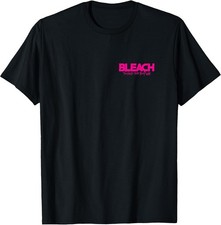 Sponsored Ad - Bleach: Thousand-Year Blood War Pink Text Front & Back Anime T-Sh picture