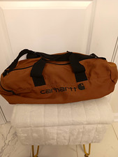 Carhartt Brown Canvas Duffle Bag Work Travel Gym Gear Bag 22