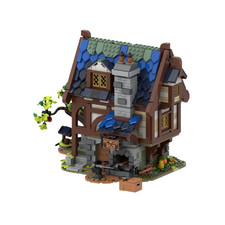 New Medieval Cottage House 1791Pcs Building Blocks Architecture Set Unbranded picture