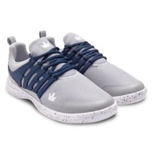Brunswick Avalanche Grey/Navy Mens Bowling Shoes picture